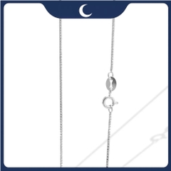 Dây chuyền bạc 925 sợi mảnh khắc máy Luna Jewelry
