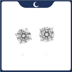 Khuyên tai bạc 925 Đá CZ 5mm basic Luna Jewelry