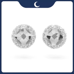 Khuyên tai bạc 925 Luna Jewelry dạng chuôi kim tiền may mắn