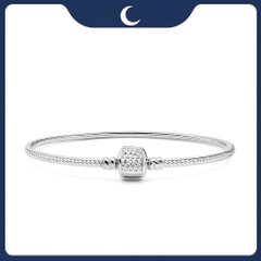 Vòng tay charm bạc 925 cơ bản Luna Jewelry