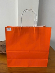 Túi giấy Kraft có quai Màu Cam - KT: 30x13x30