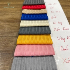 Sỉ Vải Thun Tăm Đũa (Gân Đũa) Nguyên Cây Giá Xưởng HCM | Trọng Thông
