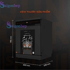 Máy rửa chén Junger JG Leopard DWJ-183-VG