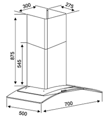 Máy hút mùi Kocher K-8870