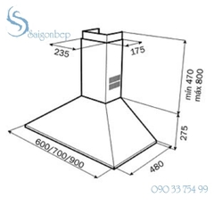 Máy hút mùi Teka DBB-60