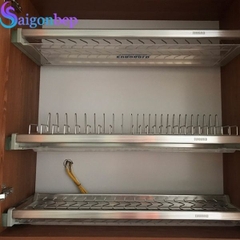 Giá bát cố định Eurogold inox304 EPS800