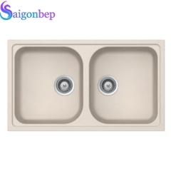 Chậu đá màu kem Hafele HS19-GEN2R90 570.35.480