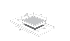 Bếp từ 2 vùng nấu Canzy CZ-ML222SG