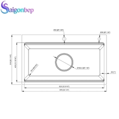Chậu rửa bát 1 hố Konox Workstation Sink KN8751TS Dekor