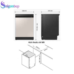Máy rửa chén độc lập Samsung Bespoke DW60CB750FAPSV