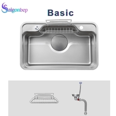 Chậu rửa bát 1 hố Kluger KF7848FS–S78