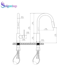 Vòi rửa bát Kluger KLF0030S