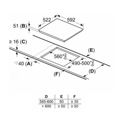 Bếp từ 3 vùng nấu Bosch PUJ63KBB5E