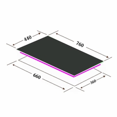 Bếp gas âm EUROSUN EU-GA291D