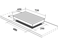 Bếp từ 2 vùng nấu Canzy CZ-SG007