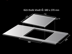 Bếp từ 2 vùng nấu Kocher X-NANO 8