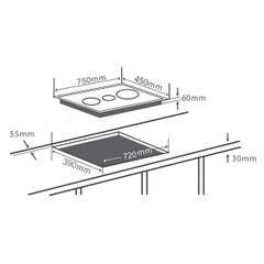 Bếp từ Chefs EH-IH534