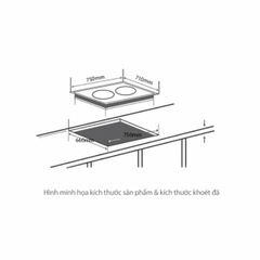 Bếp từ đôi Junger CEJ-202-II