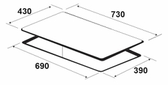 Bếp từ đôi KAFF KF-SD300II