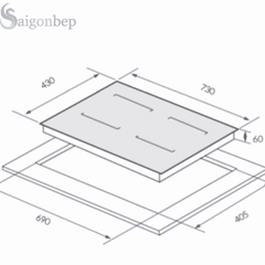 Bếp từ GrandX GX615SE