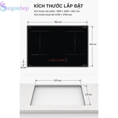 Bếp từ GrandX IH977G
