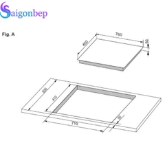 Bếp từ Hafele 2 vùng nấu HC-IS772EA 535.02.222