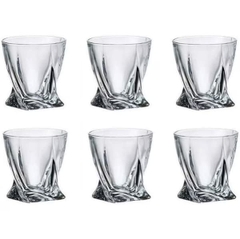 Bộ 6 cốc vặn xoắn to Quadro 340ml