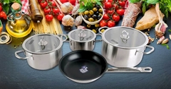 Bộ nồi chảo bếp từ Hafele 531.08.001