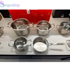 Bộ nồi Fissler Budapest 4 món nắp kính có quánh