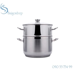 Bộ nồi hấp Fivestar size 30 nắp kiếng