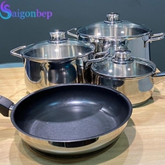 Bộ nồi từ 4 món WMF Diadem Plus 0730276040