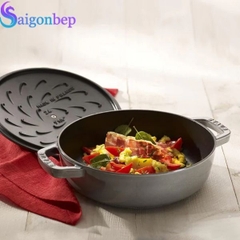 Chảo Chistera STAUB Màu Đen - 24cm - 2.6L
