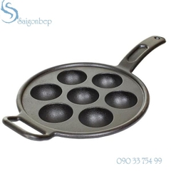 Chảo gang đổ bánh khọt Lodge P7A3