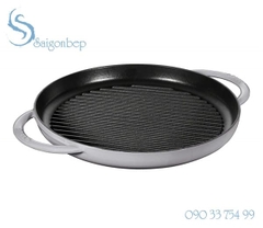 Chảo gang Staub Pure Grill Grey 26 - 1203018