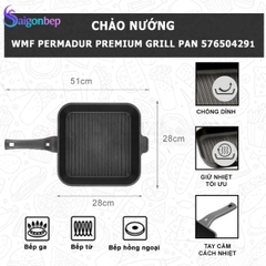 Chảo nướng WMF PermaDur Premium 28x28cm