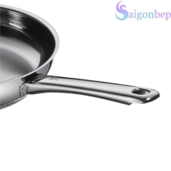 Chảo Thép WMF Profi-Pfannen 20, 24,28cm Inox 18/10, Đáy Từ TransTherm
