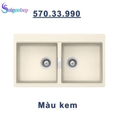 Chậu rửa bát đá Hafele HS20-GKN2S90