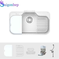 Chậu rửa bát 1 hố Konox Tari 9051SM Full