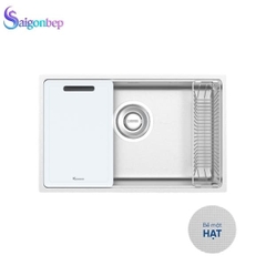 Chậu rửa bát inox 1 hố Konox TARI 7648SR/SM