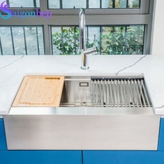 Chậu rửa bát Konox inox 1 hố Apron Sink KN8051AS Retta
