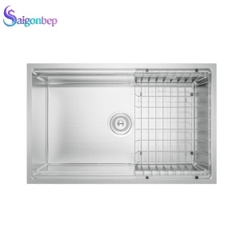 Chậu rửa bát Inox 1 hố Konox KN7044SU Dekor