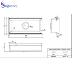 Chậu rửa bát Kluger KG8644FS Basic