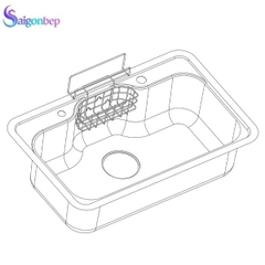 Chậu rửa bát Kluger KT8050SL Plus