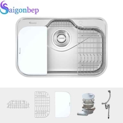 Chậu rửa bát 1 hố Konox TARI 7851SR/SM Full