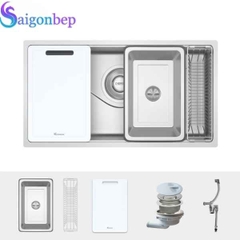 Chậu rửa bát 1 hố Konox Tari 8748SR Basic