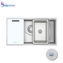 Chậu rửa bát 1 hố Konox Tari 8748SR/SM Full