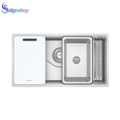 Chậu rửa bát 1 hố Konox Tari 8748SR/SM Full