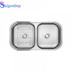 Chậu rửa chén lắp âm Konox KN8246DUA