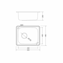 Chậu rửa chén Malloca MS 1023