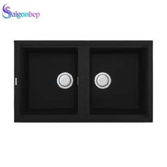 Chậu rửa chén Malloca NERO G-45040